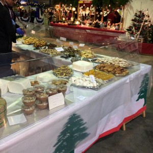 View of sweets and pastries at the Lebanese Stand at the Bazar International de Luxembourg